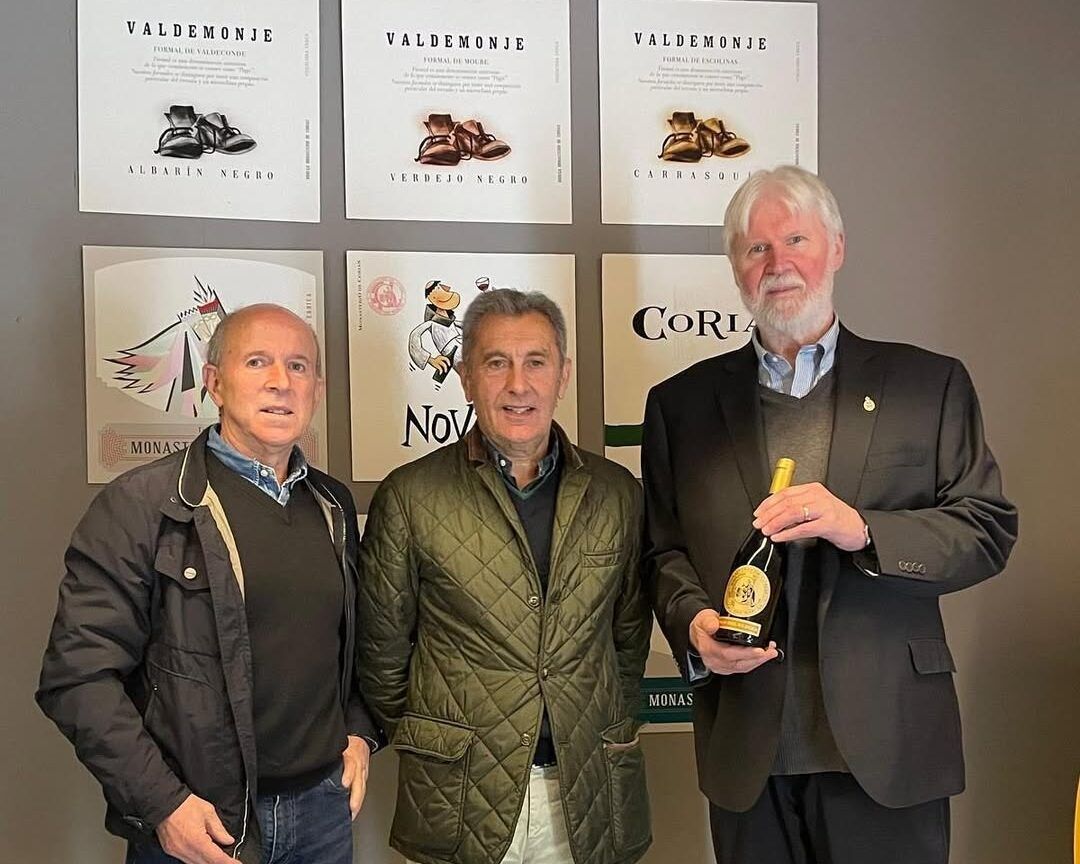 Douglas Massey, Premio Princesa de Asturias, visita Bodega Monasterio de Corias